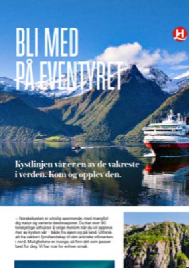 hurtigruten kampanje gratis flyreise ved bestilling før 31 okt 2018